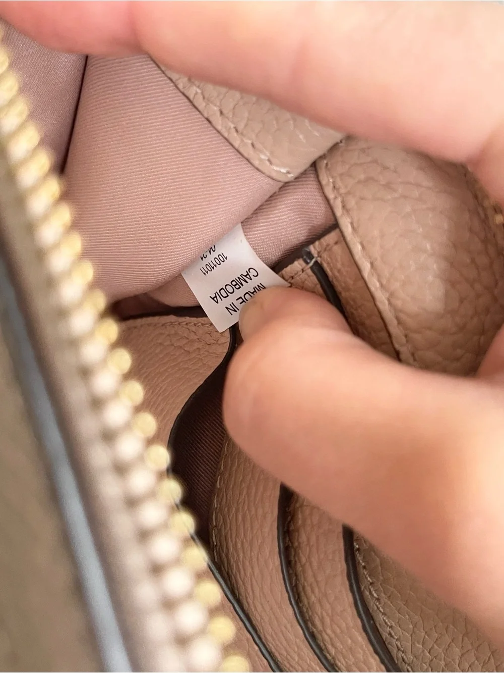 Tory Burch Light Pink Cream Crossbody Bag